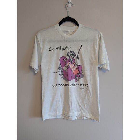 Vintage 1990's Single Stitch Tshirt Shoebox Maxine Comic "I've still got it" - Picture 1 of 5